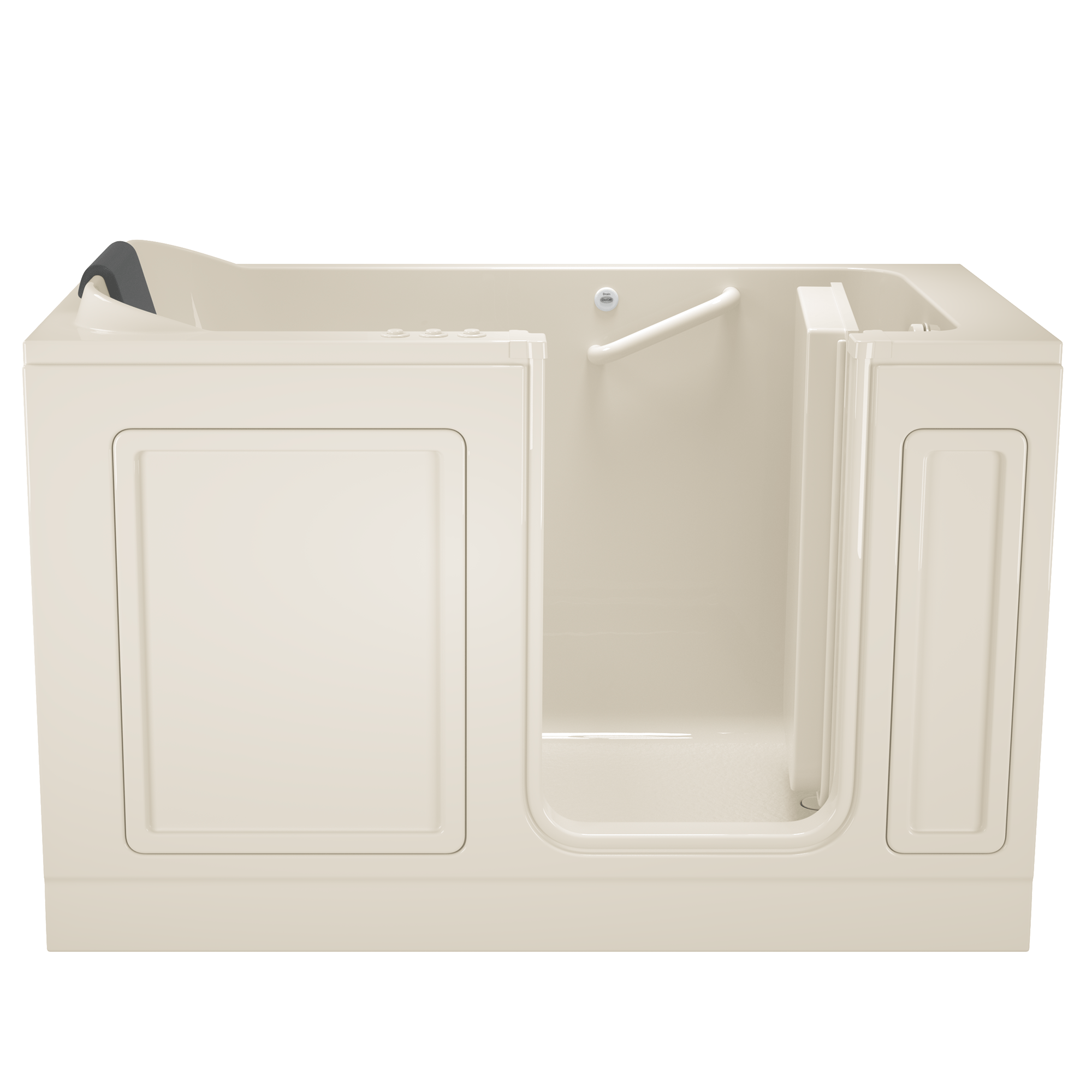 Acrylic Luxury Series 32 x 60 -Inch Walk-in Tub With Combination Air Spa and Whirlpool Systems - Right-Hand Drain